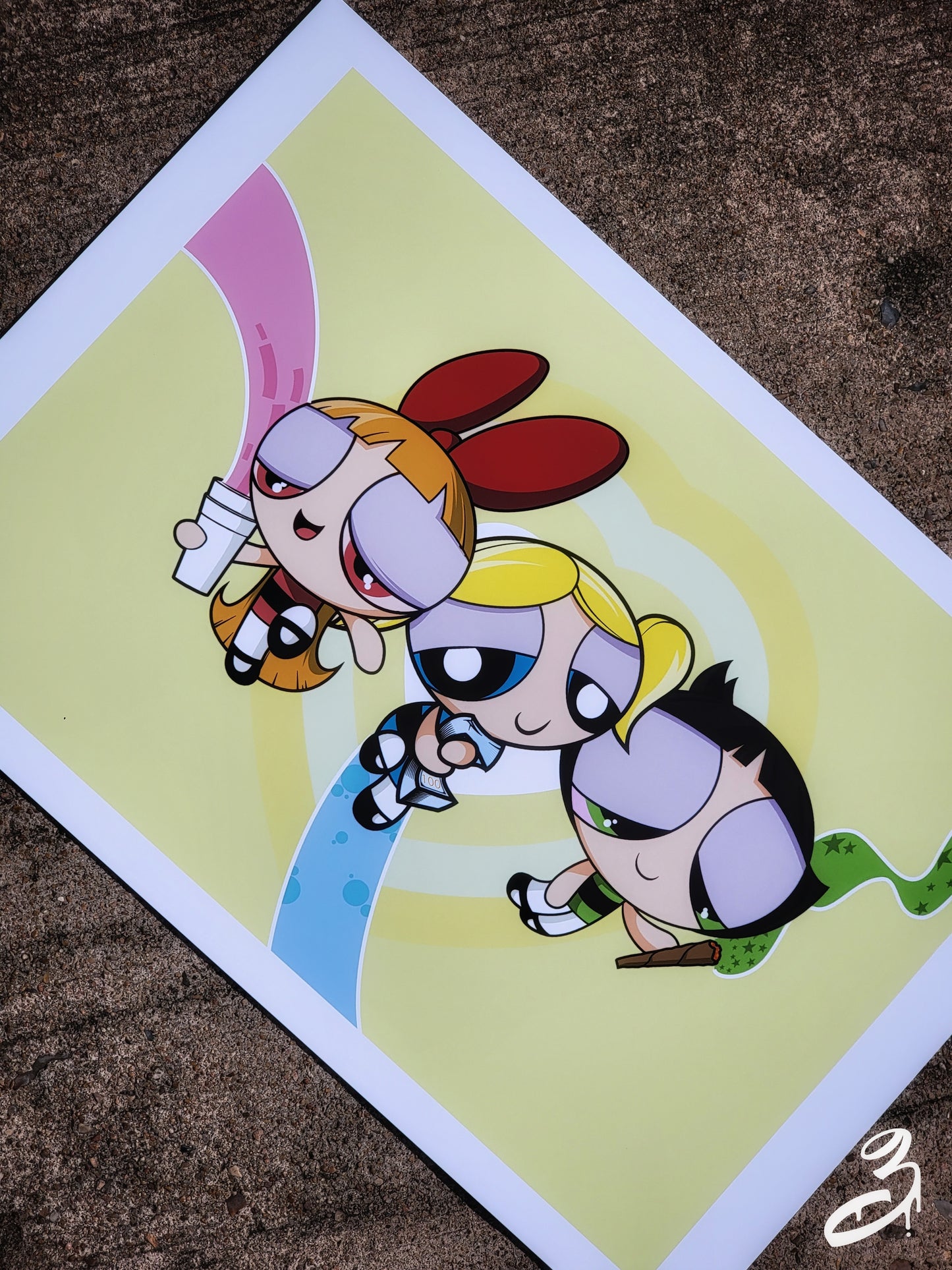 PowerPuffs Giclee Print